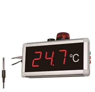 Chiny Wyświetlacz temperatury w pokoju warsztatowym, duży wyświetlacz termometr z alarmem dźwiękowym dostawca