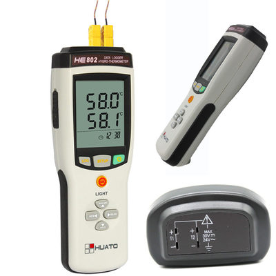 Chiny Ręczny termoparowy termometr / termoparowy rejestrator temperatury dostawca