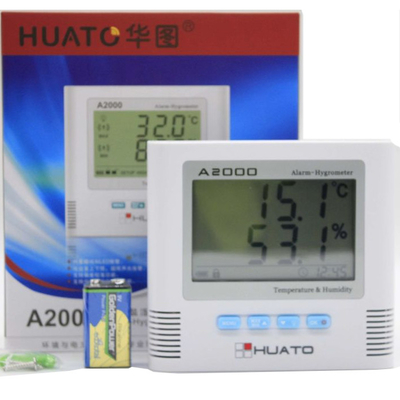 Chiny Wysoka dokładność Cyfrowy zegar termometr higrometr zegar ścienny / biurko do zamontowania dostawca
