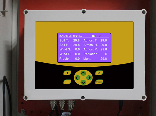 Chiny Wyświetlacz LCD Automatyczna stacja pogodowa System monitorowania pogody Wysoka dokładność dostawca