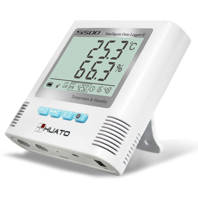 Chiny Alarm dźwiękowy Importuj czujnik wewnętrzny Wysoka dokładność Zastosowanie w laboratorium Rejestrator wilgotności temperatury dostawca