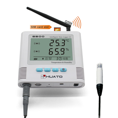 Chiny Rejestrator temperatury USB GSM Rejestrator wilgotności o maksymalnej temperaturze min. Z sondą zewnętrzną dostawca