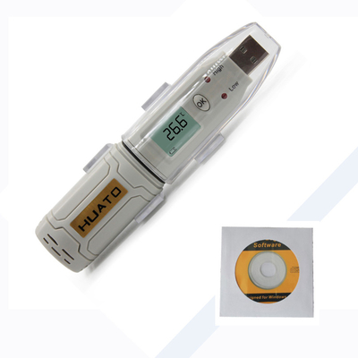 Chiny Wysoka dokładność termistora USB Data Logger IP67 Wodoodporny z wyświetlaczem LCD dostawca