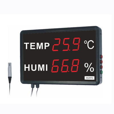 Chiny Duży termometr pokojowy LED, cyfrowy miernik wilgotności termometru dostawca