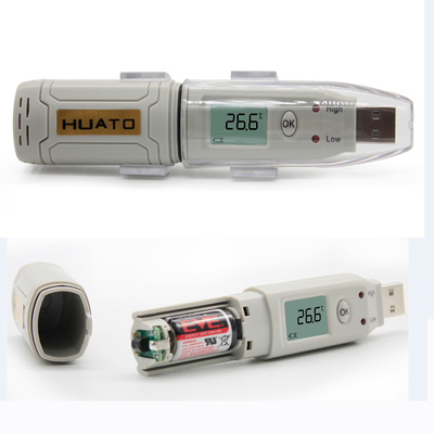 Chiny Automatyczna rejestracja USB Rejestrator wilgotności temperatury odpowiedni dla samochodów dostawczych i skrzyń transportowych dostawca