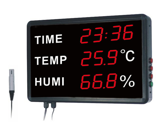 Chiny Równoczesna temperatura wilgotności Termometr cyfrowy i higrometr do magazynu i pokoju dostawca
