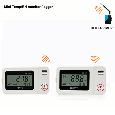Chiny RFID 433Mhz bezprzewodowy czujnik wilgotności rejestrator temperatury czujnik temperatury dostawca